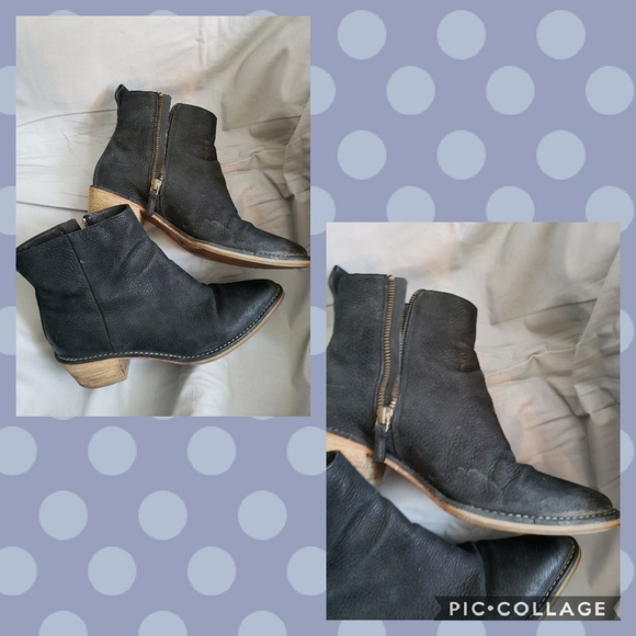 Cole Haan Reilly Pebbled Leather Zip Up Ankle Boot - Picture 2 of 8
